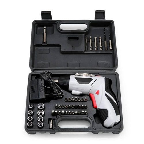 PERCEUSE Tournevis électrique rechargeable 220 V pour usage domestique, outil électrique 45 pièces