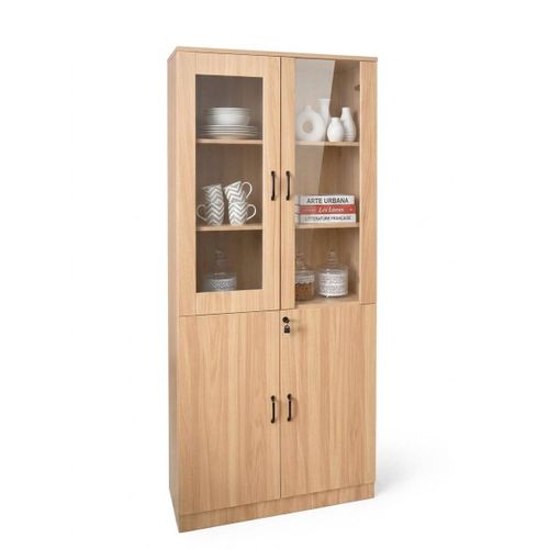 Armoire vitrine en bois