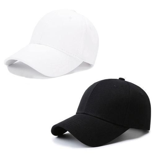 Lots De 02 Casquettes - Beige, Noir