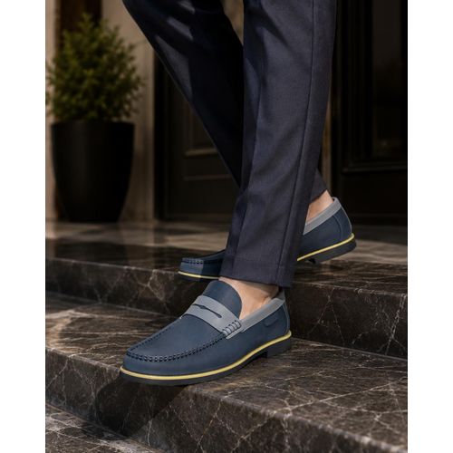 Mocassins Homme en Cuir Véritable – Élégance Premium et Robustesse Durable