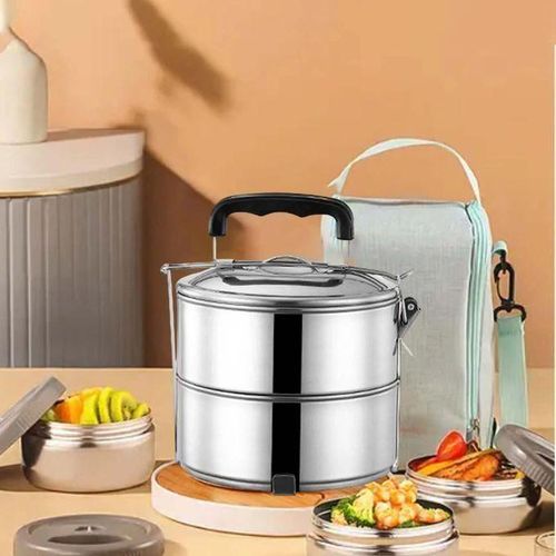 SPECIALE Boîte à Déjeuner Repas 4 Compartiments 14 Cm En Inox YH