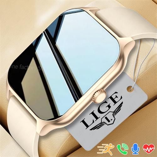 Montre intelligente à écran tactile complet de 2,01 pouces avec appel Bluetooth sans fil