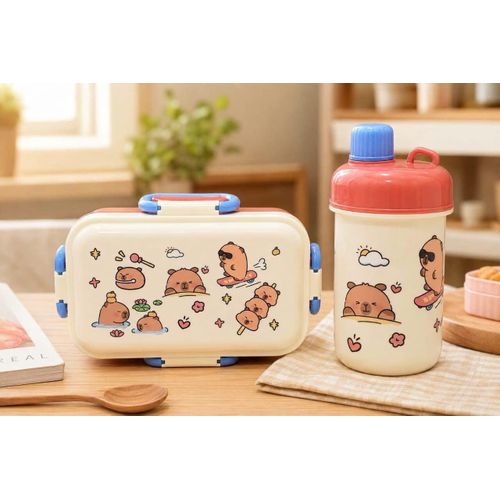 Gourde + lunch box pour enfant