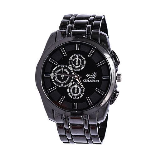 Montre Homme Class Cadran Rond - Noir