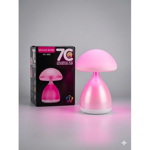 Lampe de Chevet LED Design Champignon – 7 Couleurs Changeantes – Tactile & Rechargeable