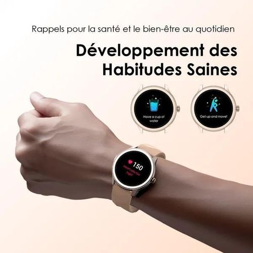 Watch 2R – Montre Intelligente TFT 1,39 Pouces avec Appels Bluetooth et Étanchéité IP68 - Noir