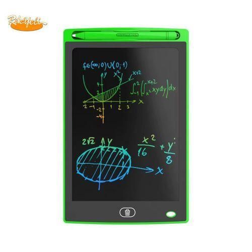 Ardoise Électronique Portable LCD "12 pouces" – Tablette D'écriture Magique Numérique Avec Stylet Et Verrouillage Touche (Vert)
