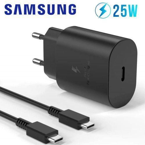 Samsung Chargeur original Type C- Type C- 25 W-noir