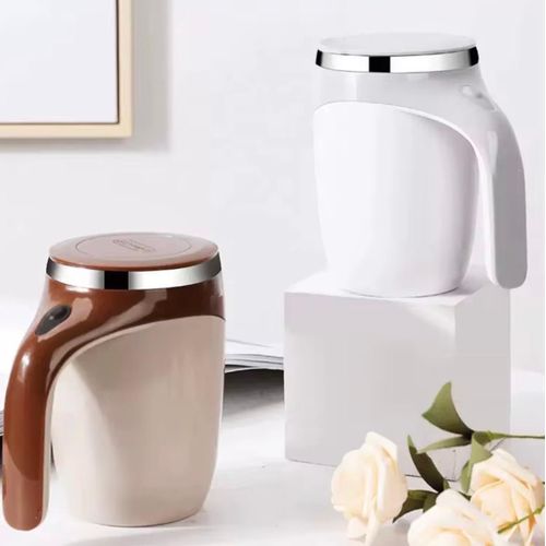 Mug à Café à Agitation Automatique Sans Fil 380ml – Tasse Magnétique Rechargeable USB pour Café & Lait