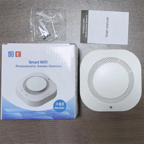 Détecteur de Fumée Intelligent WiFi – Sécurité Connectée pour Votre Maison