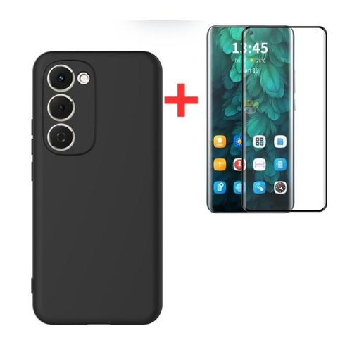 Tecno Coque En Silicone Tecno Spark 40 Pro Plus + 1 Antichoc 9D - Noir