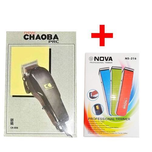 Pack Promo Tondeuse à Cheveux CH-808 + Tondeuse De Barbe Rechargeable Offerte