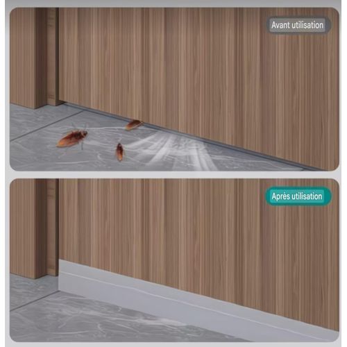Joint Etancheite Bas Porte 1M x 2.5CM Adhesif Anti Poussiere
