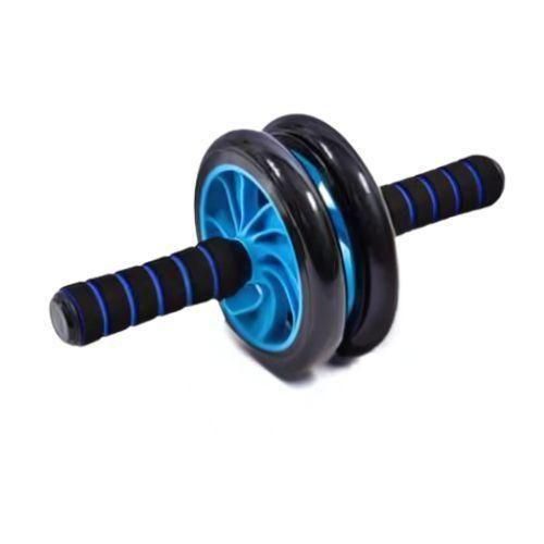 Roulette Exercice Pour Abdo + Tapis - Noir.
