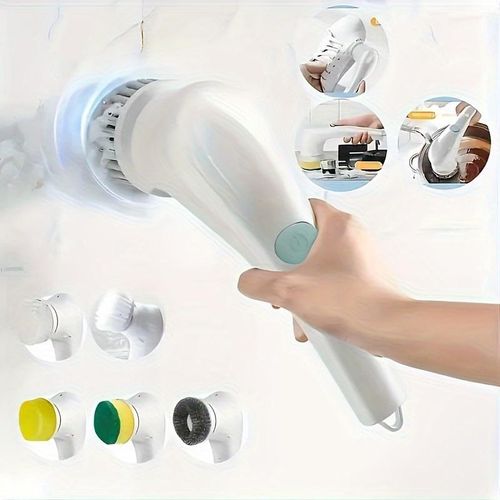 Brosse de nettoyage électrique multifonction USB pour nettoyage de cuisine et chargement, modèle à main portable