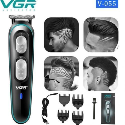 VGR Tondeuse électrique VGR Rechargeable à Faible Bruit - Noir