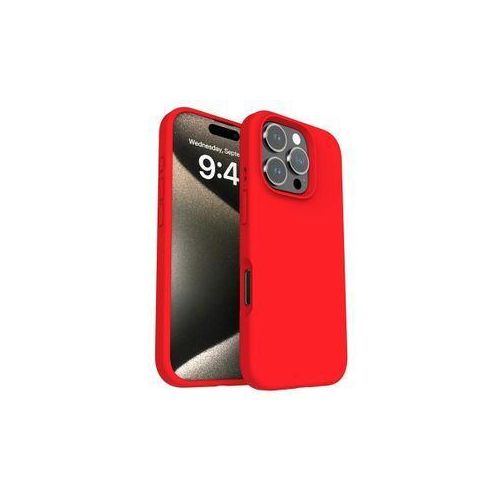 Coque Silicone compatible Iphone 16 Pro - Rouge
