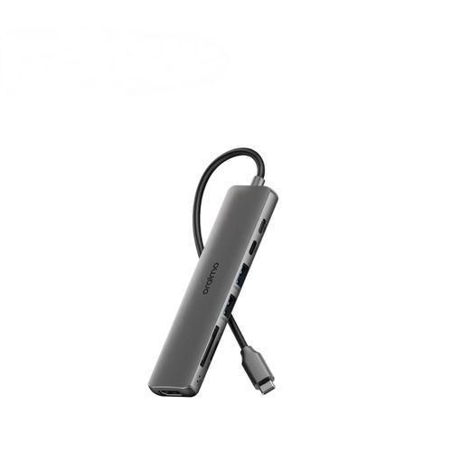 PREUMIN Oraimo Station d'accueil adaptateur multifonction PowerTrans USB-C Hub 7-en-1 HG