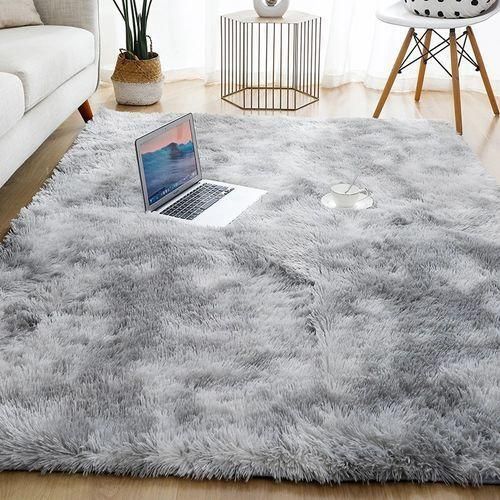 tapis doux, tapis salon, décoration maison, tapis peluche, tapis moderne, tapis design élégant, confort intérieur