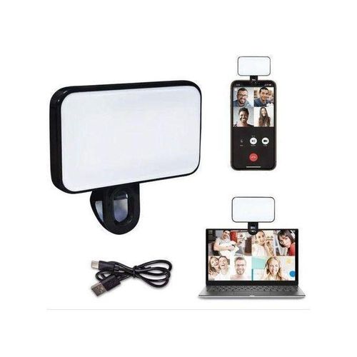 Anneau Lumineux LED PY-11 - Rechargeable - Pour Téléphone, Ordinateur, Appareil Photo