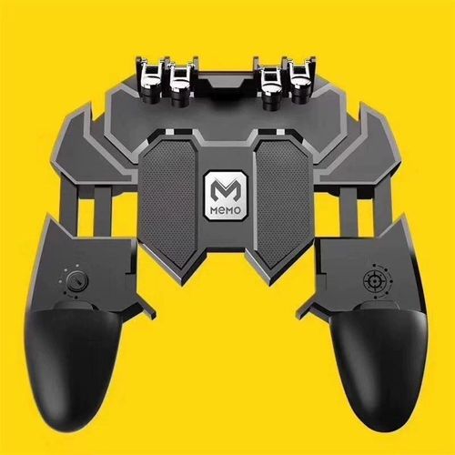 Manette de jeu mobile 6 doigts de la marque MEMO pour COD,PUBG, Gamepad Six Doigts avec Gâchettes L1 R1