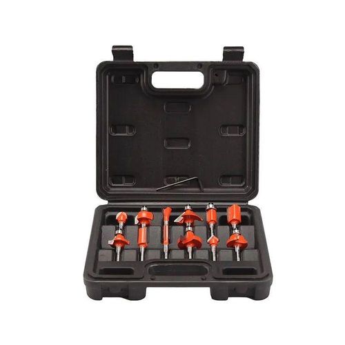 coffret de 12 fraises 6 mm pour défonceuse