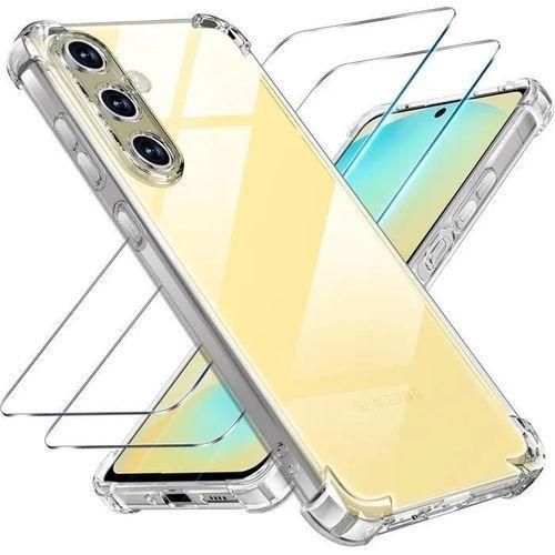 Coque Transparente Compatible pour Redmi Note 15 Pro Avec 1 Antichocs - Transparent