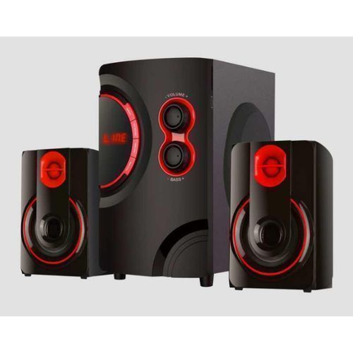Leader General Industry Mini Chaine Woofer SP230 -Noir/Rouge