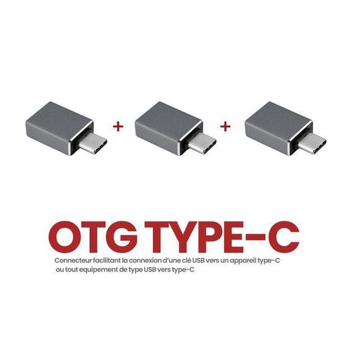 ADAPTATEUR USB VERS TYPE-C – CONNECTEUR UNIVERSEL POUR TOUS VOS APPAREILS