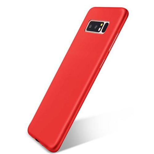 Coque Silicone Compatible Pour Samsung Galaxy Note 8 - ROUGE