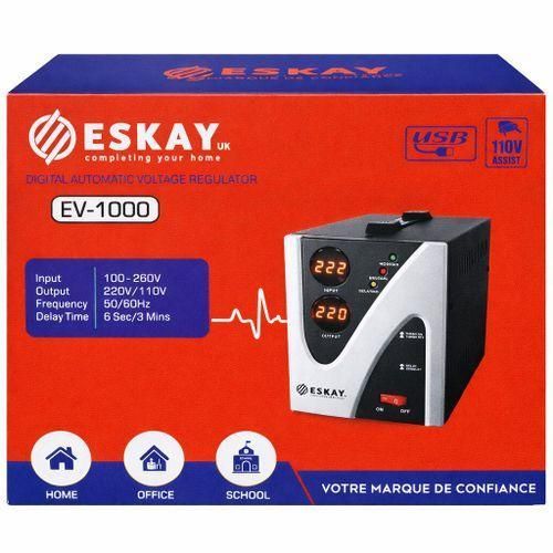 Stabilisateur automatique de tension numérique UK EV-1000