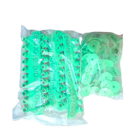 Lot De 50 Boucles D’Identification Mouton Et Cabri - Vert