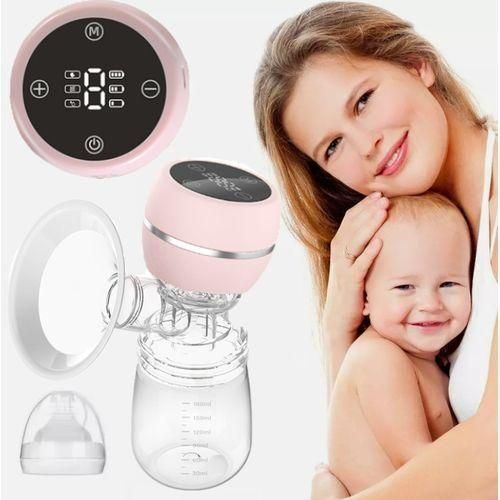 Pompe-lait Electrique,Tire-lait Simple électrique 180 ML Avec Biberon - Rose