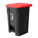Kleenjet POUBELLE A PEDALE 87 LITRES ROUGE