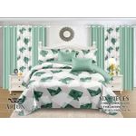 ARJUN  Draps De Lit 3 Places, 2 Draps, 2 Taies 2 Rideaux