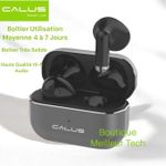 product_image_name-Generic-CALUS Écouteurs Bluetooth Blue p12 Noir - Haute Qualité Hi-fi - ENC Annulation Bruit - Boîtier Solide-1