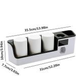 product_image_name-Generic-Chic support mural pour brosse à dents, stérilisateur UV, organiseur de brosse à dents, support de tête de brosse à dents, noir, taille unique-5