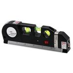Generic Niveau Laser Pro 3 Multifonctionnel 5 En 1- 8FT - Noir - image 2