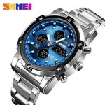 product_image_name-Skmei-Skmei Montre - LED - A Quartz Pour Homme - Argent Bleu-1