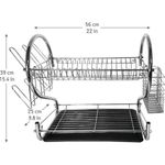 product_image_name-Generic-Porte-ustensiles / Egouttoir Vaisselle Cuisine à 2 Niveaux-2