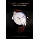 product_image_name-Yazole-Montre A Quartz Pour Homme - Argent / Marron-2