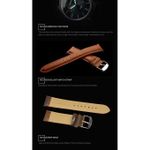 product_image_name-Yazole-Montre A Quartz Pour Homme - Argent / Marron-4