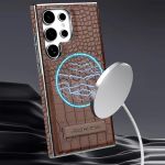 Generic Coque Samsung S23 ultra marron jind - image 2