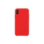 coque sillicone iphone X - rouge