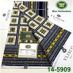 Hollandais Wax Vilsco Pagne Hollandais Authentique 14-5909 TABOURET ROYAL