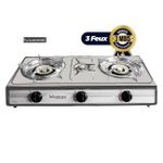 product_image_name-Millennium-Plaque De Cuisson à Gaz - Automatique -JK-302S - 3 Feux - Argent Métallique-1