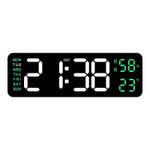 Generic Horloge Numérique LED Écran 5503 avec Température et Humidité - image 2
