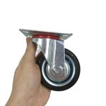 product_image_name-Generic-4 Roue de roulette en caoutchouc noir industriel de bonne poignée-3