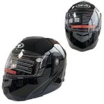 product_image_name-Generic-Casque Moto Modulable (Flip-Up) Blanc Brillant - Double Visière (Solaire Intégrée), Homologation ECE, Mentonnière Relevable (Intégral/Jet) - Adultes-3