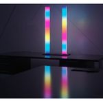 Lot de 2 Lampes de Table LED RVB Gaming 'Boy' R55392102 - Ambiance Immersive, Dimmable, USB - Éclairage Noir High-Tech pour PC Setup